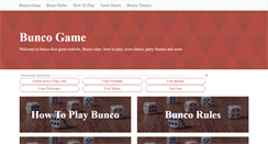 Desktop Screenshot of free-bunco.com